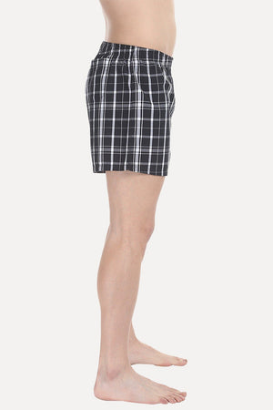 Checkered Weave Boxer Shorts