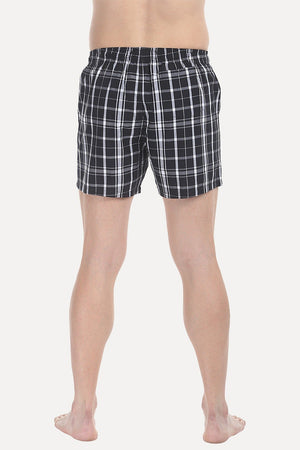 Checkered Weave Boxer Shorts